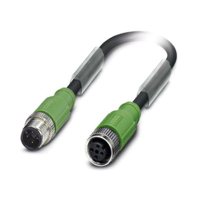 Phoenix sensor/actuator cable; SAC-4P-M12MS/ 0,6-PUR/M12FS SH