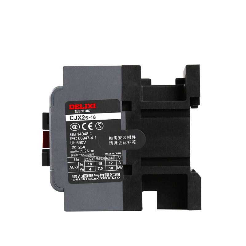 Delixi electrical contactor CJX2s-1210 220V/230V 50Hz RoHS