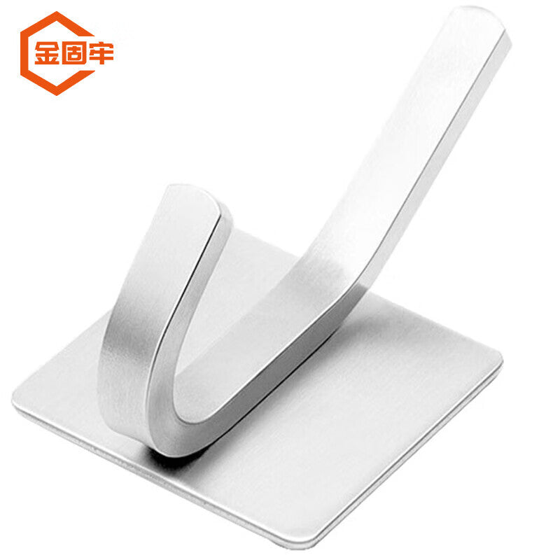 Jingu Lao KCAA-567 Stainless Steel Hook, Bathroom/Toilet Coat Hanger, No Drilling Required, Strong Adhesive Hook, Toilet Coat Hook, 1 Piece