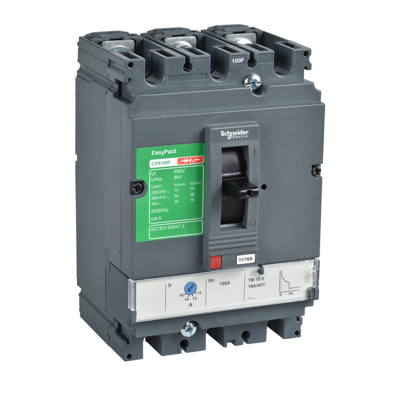Schneider Electric CVS100F Circuit Breaker 3P3D Fixed Type