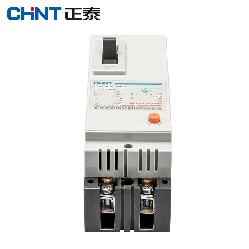 Chint DZ15LE-100 220V Circuit Breaker Leakage Protector