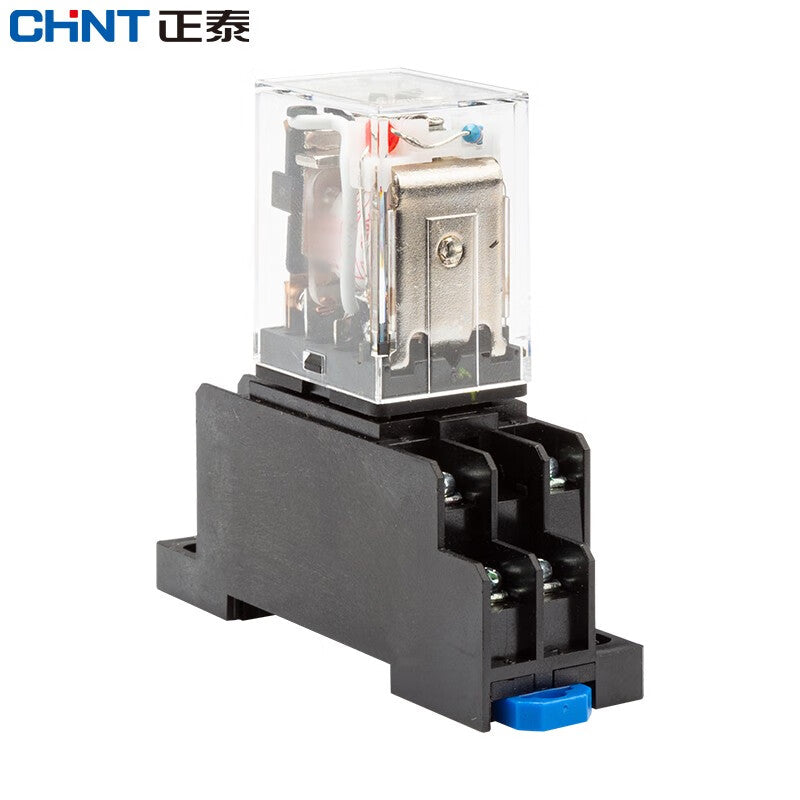 Chint (CHNT) JZX-22F/2Z 5A DC 220V 8-pin intermediate relay hh52p with light and base DC