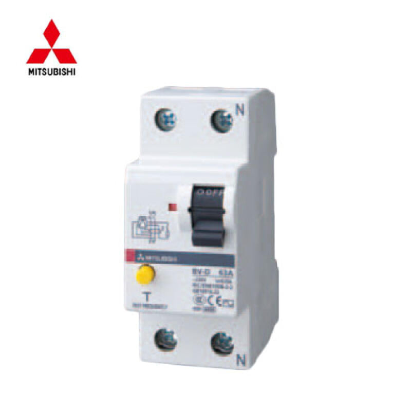 Mitsubishi Electric 63A 2P Leakage Miniature Circuit Breaker BV-D