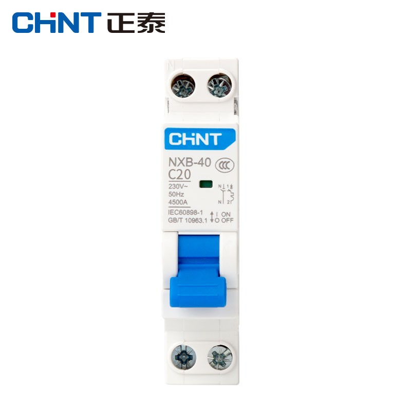 Chint (CHNT) NXB-40-1PN-C20-4.5kA industrial circuit breaker air switch