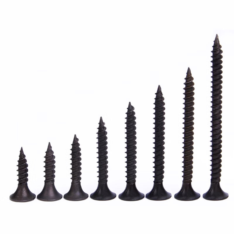 Deqi High-Strength Drywall Screws, Keel Self-Tapping Screws, Phosphated Flathead Phillips Screws M3.5*20 (1 jin pack)