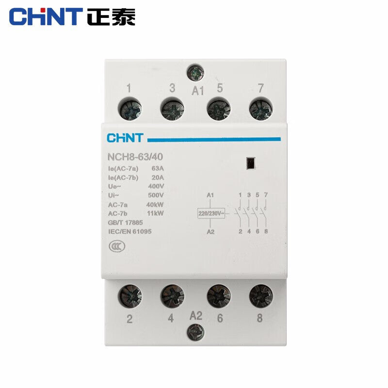 Chint NCH8-63/40 220V Rail Type AC Contactor