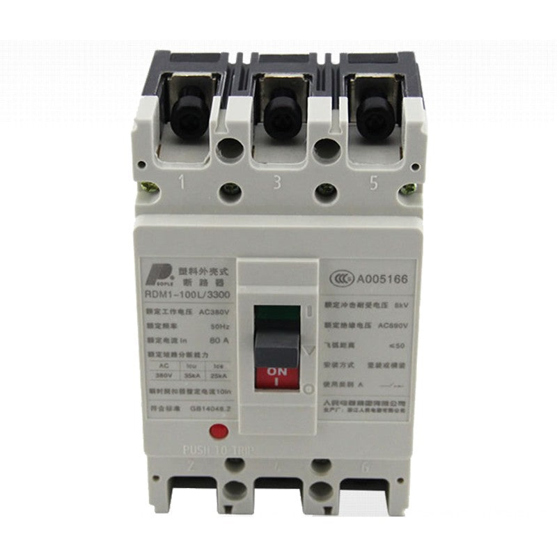 PEOPLE RDM1-63L/3300 3-Pole Molded Case Circuit Breaker 32A