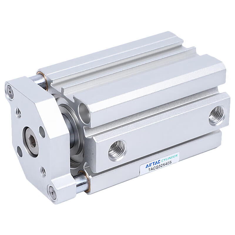 AirTAC ultra-thin cylinder, double acting, with guide rod, with magnet ring; TACQ80X100S