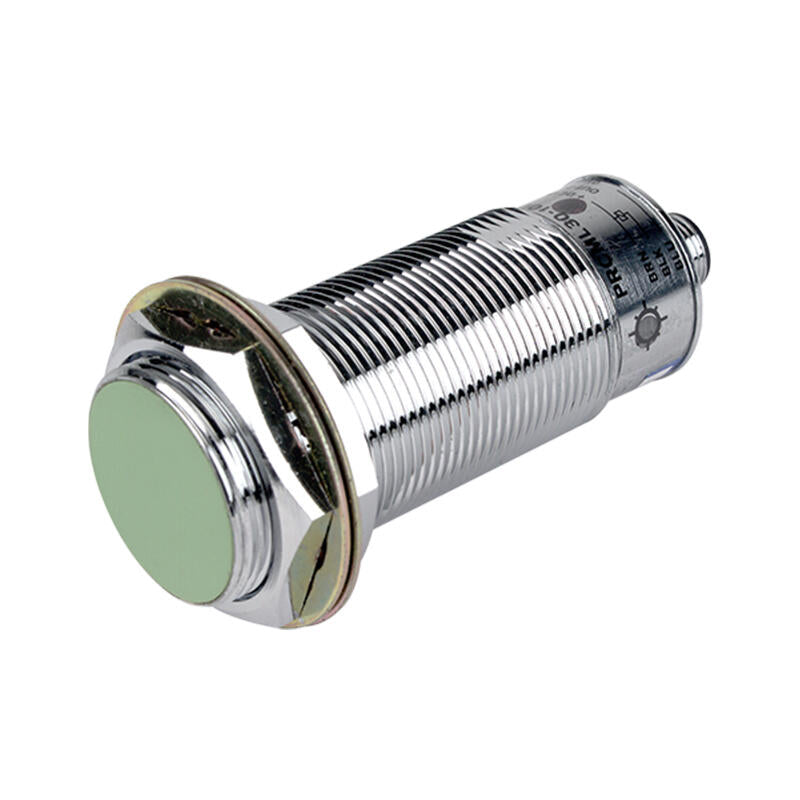 Autonics inductive cylindrical proximity switch 3-wire M12 connector detection distance 10mm NPN; PRCML30-10DN2