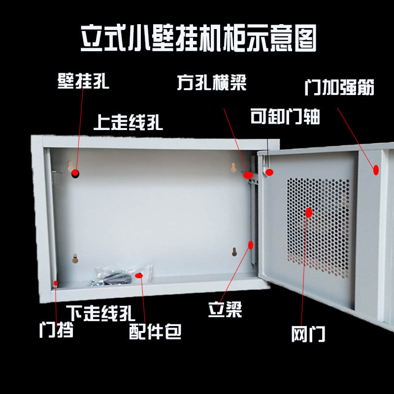 Jiuzhen JZ4U01 Wall-Mounted Router Cabinet for Network Control