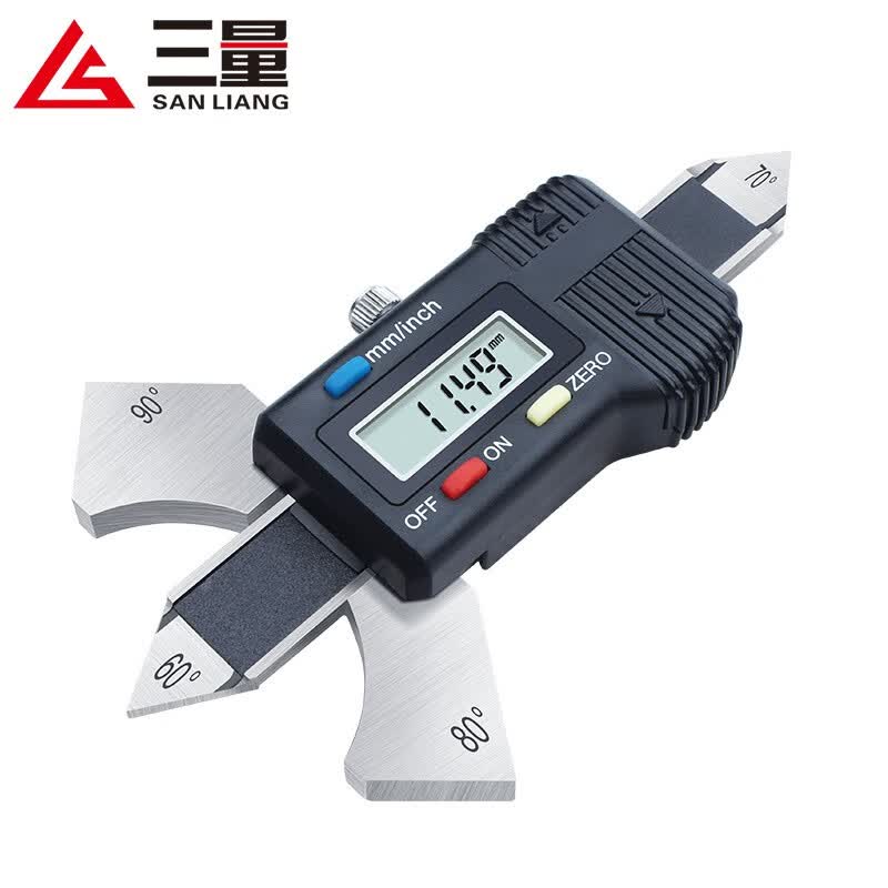 Three-dimensional digital weld gauge (0-12.5mm) for electric weld inspection height measurement and weld inspection. JD137 weld gauge (0-12.5mm).