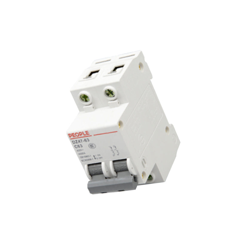 People's Electrical Appliances Small Circuit Breaker DZ47 Circuit Breaker DZ47 2P/C25