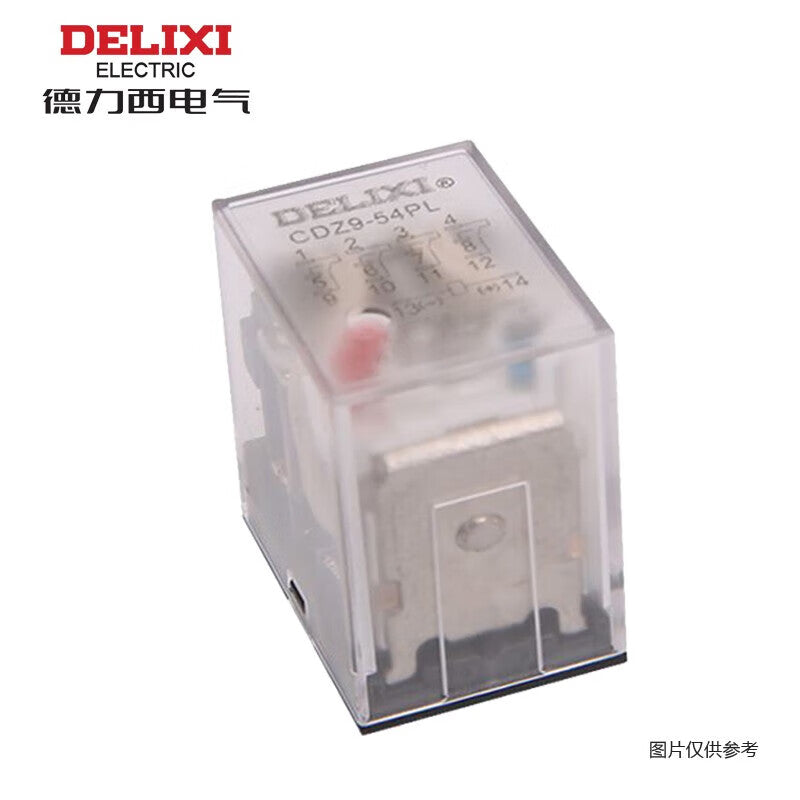 Delixi CDZ9 small 3A with light 24VAC CDZ954LB intermediate relay