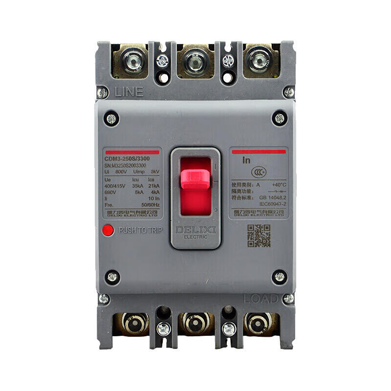 Delixi CDM3-250S Molded Case Circuit Breaker 200A