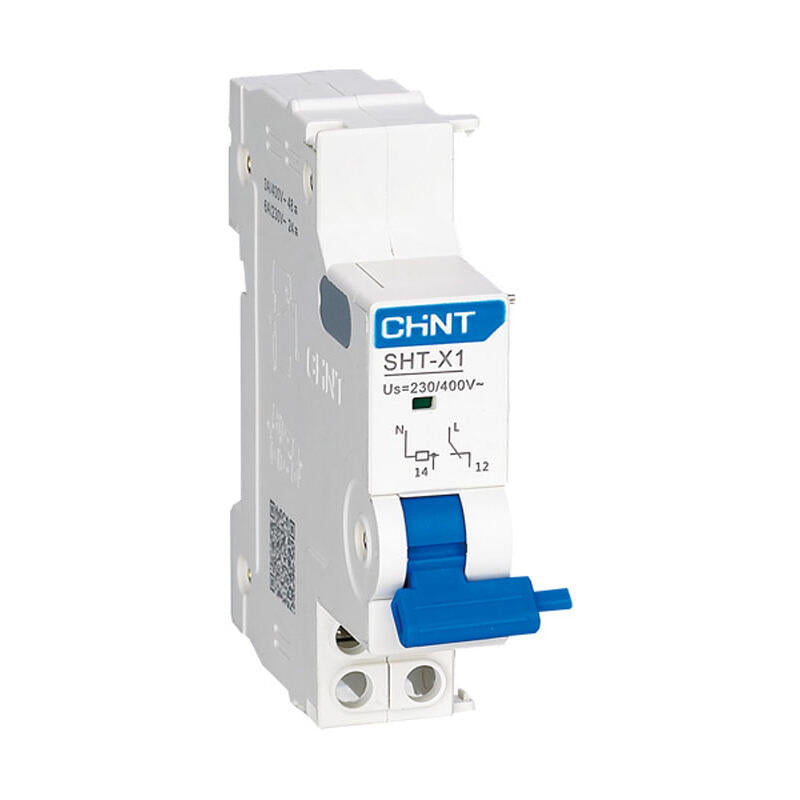 Chint shunt release, assembled with circuit breaker, rated working voltage AC230/400V; SHT-X1 shunt release AC230V/400V