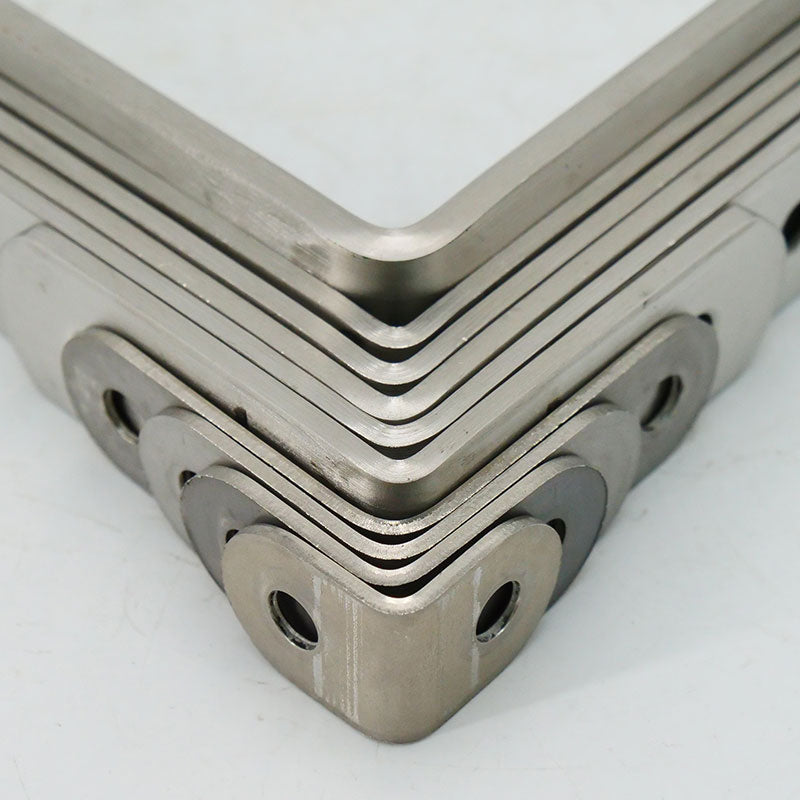 Wimete WIkp-277 Stainless Steel Angle Bracket, 90-degree Right Angle L-shaped Angle Bracket, Fixing Bracket (with mounting screws), Size 6, 65×65×20mm (10 pieces)