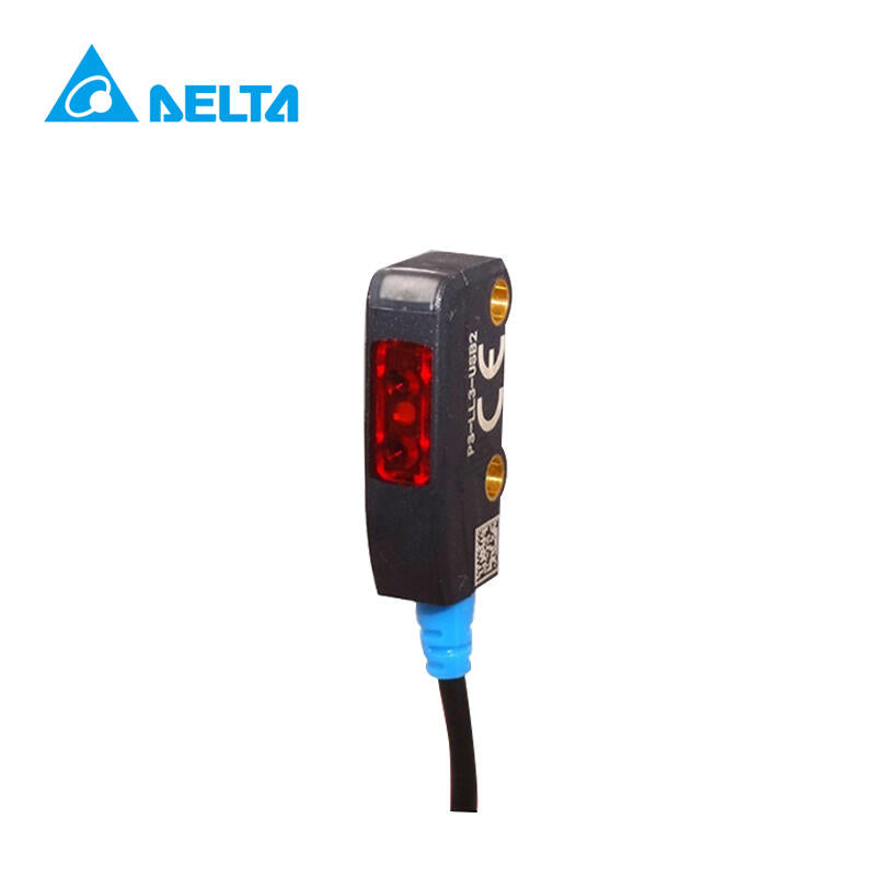 Delta mirror reflective photoelectric sensor, push-pull output (compatible with NPN/PNP), 1m detection distance; PS-LL3-USB2