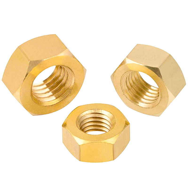 Hesterig JG-678 Copper Hex Nuts, Bolt Caps, Screw Caps, Nuts DIN934 M6 (62 Copper, 50 pieces)