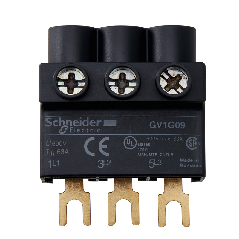 Schneider Electric motor circuit breaker accessories, terminal cover; GV1G09