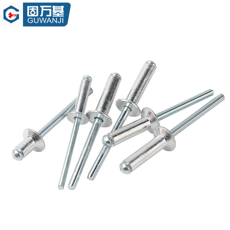 GUWANJI Open-Type Countersunk Head Blind Rivets, Aluminum Countersunk Head Rivets, Flat Head Rivets, M5x20 [100 pieces/pack]