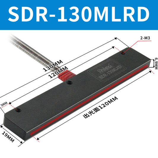 USAMR diffuse reflection matrix fiber optic sensor detects infrared photoelectric switches in the grating light curtain area.