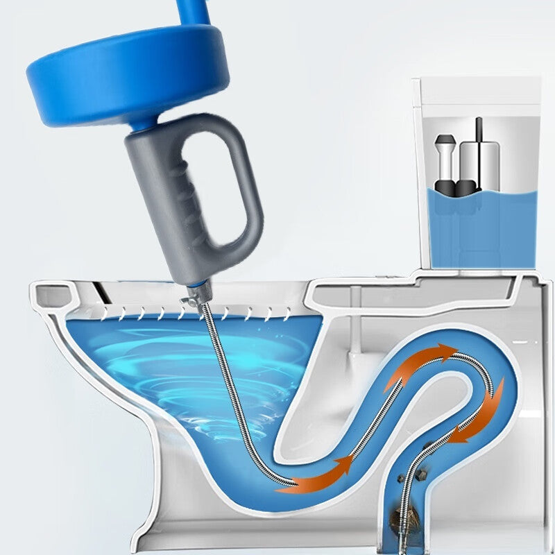 Orange Central Sewer Cleaner, Pipe Unclogging Tool, Toilet, Kitchen, Floor Drain Unclogging Machine, Tools