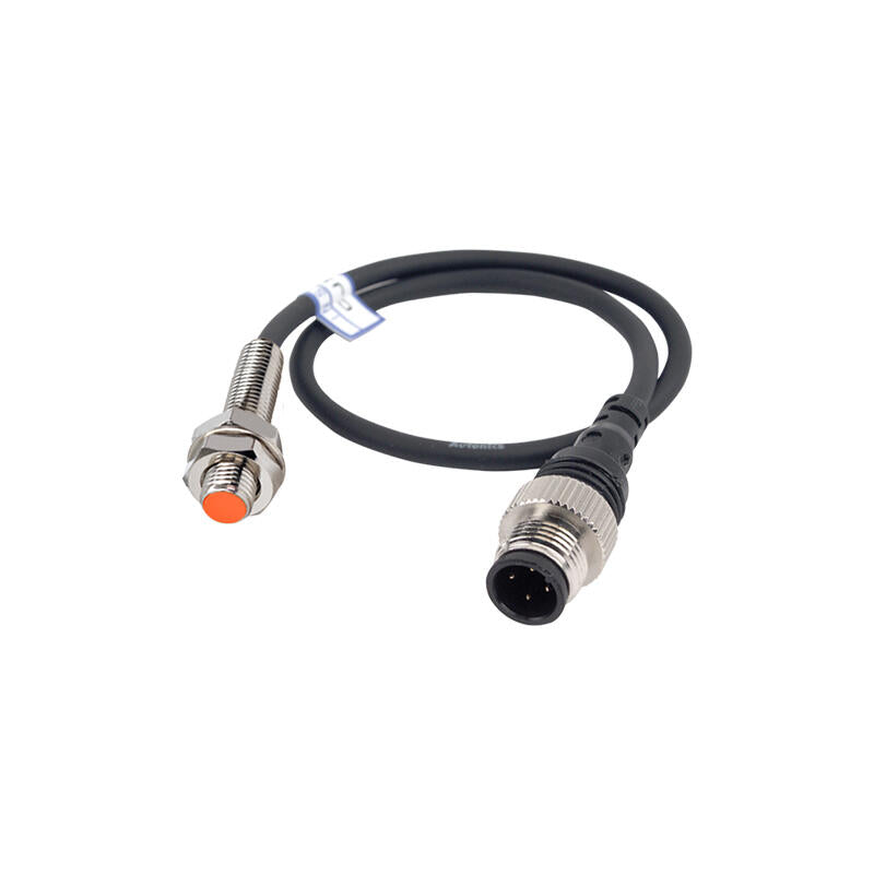 Autonics inductive cylindrical proximity switch 3-wire cable 2m detection distance 1.5mm PNP; PRWL08-1.5DP