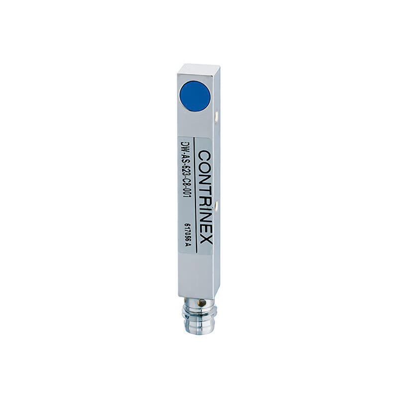 Contrinex enhanced sensing distance, (quasi) flush rectangular inductive proximity sensor; DW-AS-623-C8-001