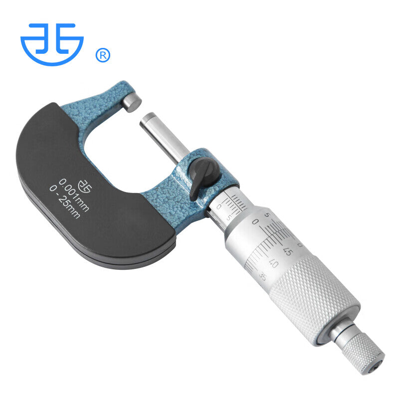 Northwest China, Qinghai Province, Micrometer, Parallax-free Outside Micrometer, Alloy Inlaid, High Precision 0.001mm, 112-01-110/Measuring Range 0-25mm