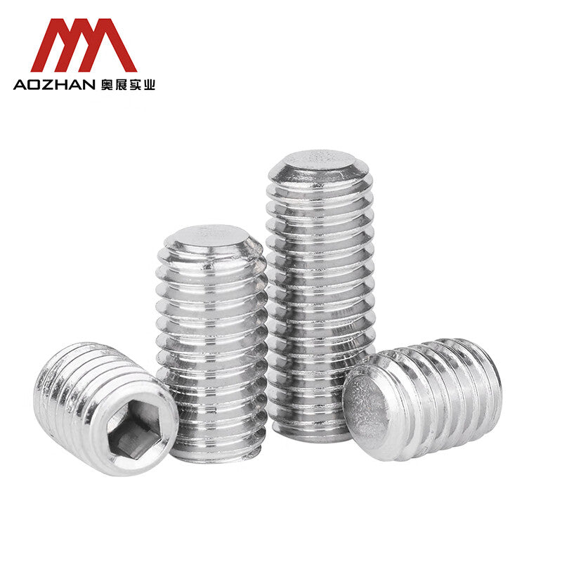 AOZHAN 304 Stainless Steel DIN913 Socket Head Screws, GPH M5*6 Series (4000 pieces/box)