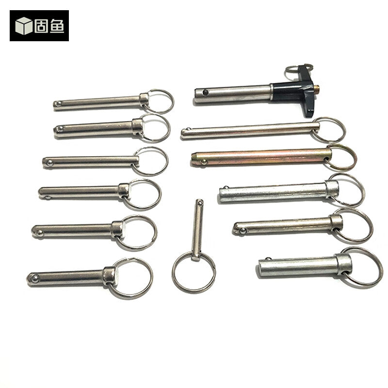 GUYU steel ball safety pin, quick release pin, ball head locking pin, M8*150 single unit