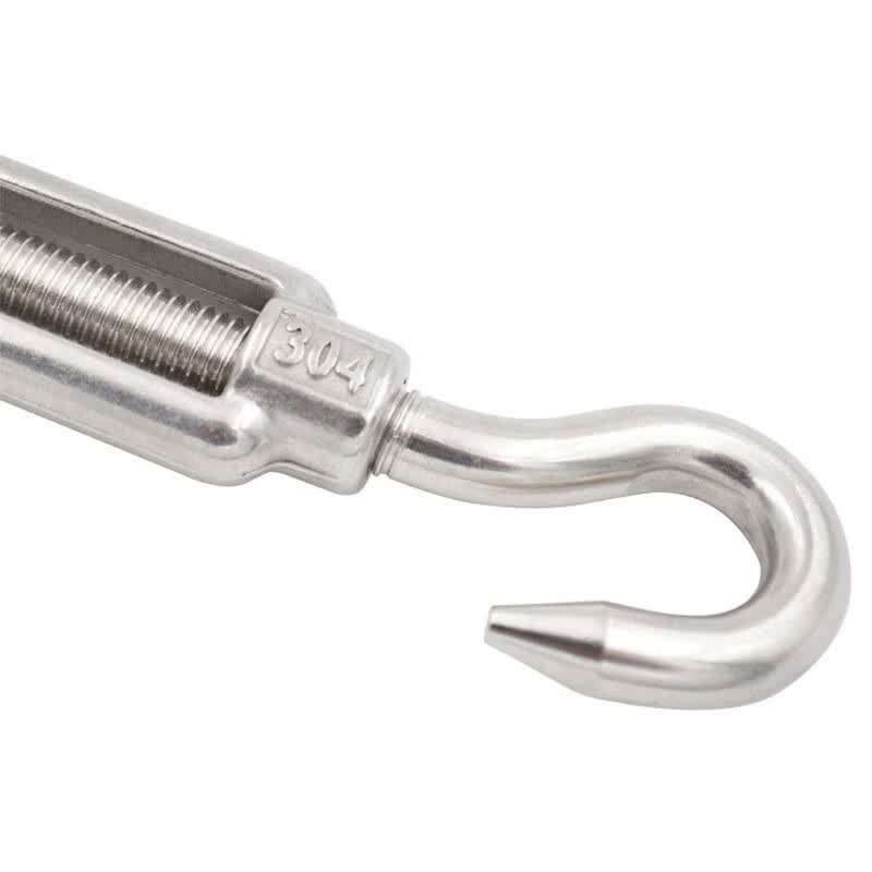 Bingyu BY-183 304 Stainless Steel Turnbuckle, Wire Rope Tensioner, Open Turnbuckle, OC Turnbuckle M5 (Minimum order 10 pieces)