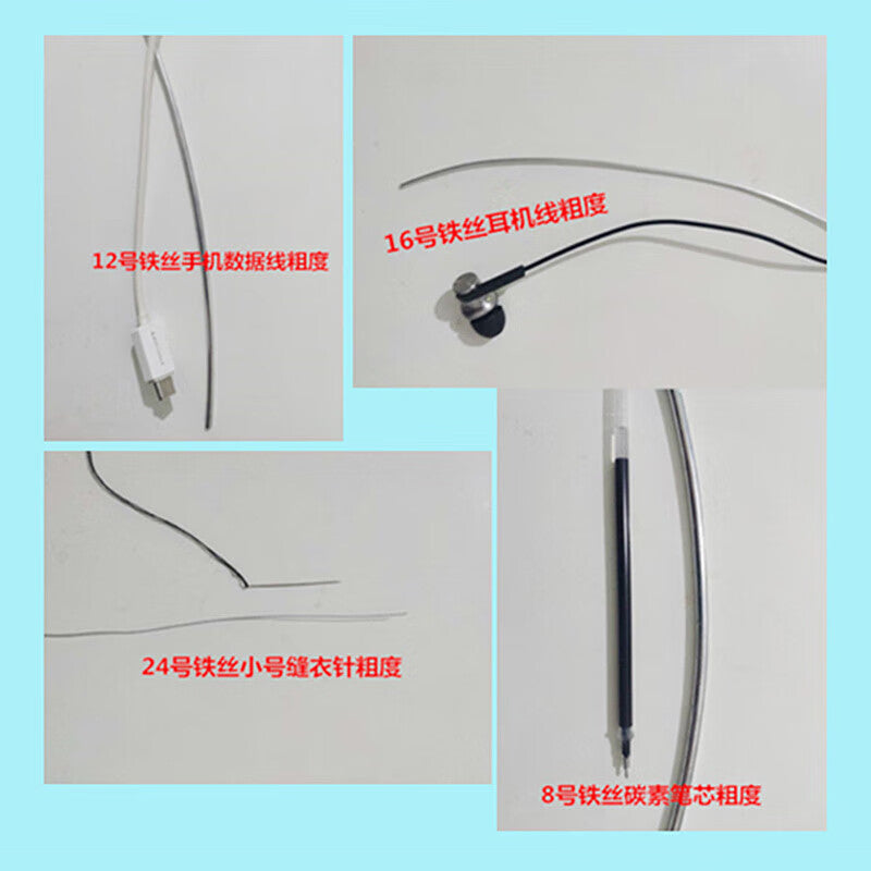 Haisik Industrial Galvanized Iron Wire (Jingcang Delivery) - Construction Fine Iron Wire HKsq-988 No. 10 [5KG]