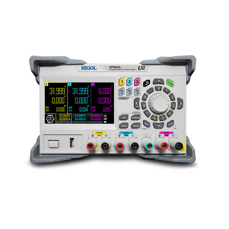 RIGOL DP932E Three-Channel Programmable Linear DC Power Supply: One-Button Series/Parallel Isolation for All Channels