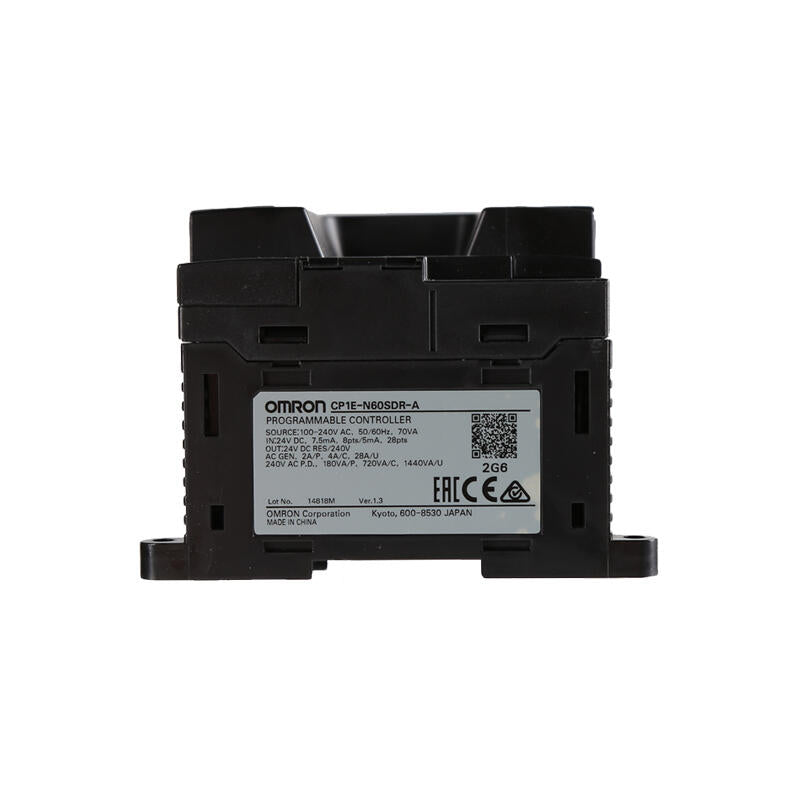 Omron FA automation equipment, programmable controller, improved built-in dual-port CPU unit; CP1E-N60SDR-A