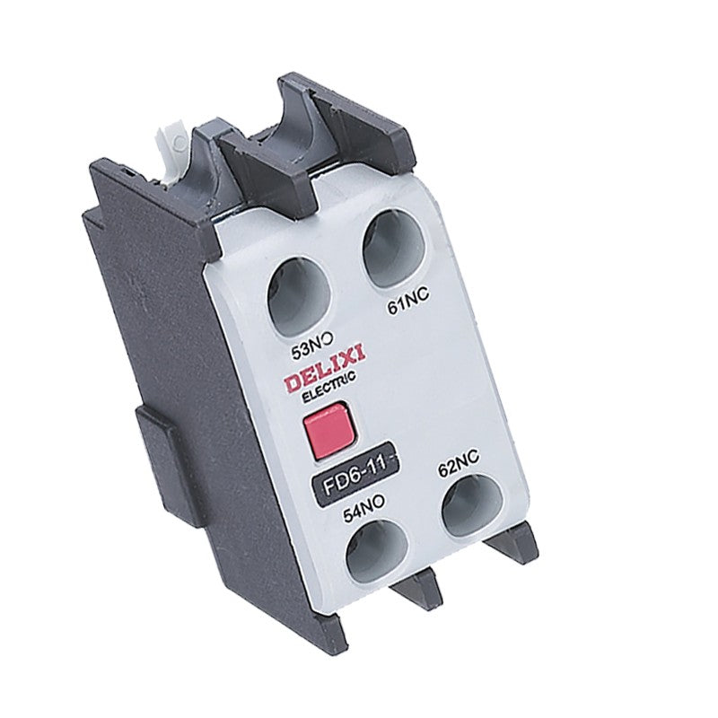 Delixi customized AC contactor accessories FD6-20 top auxiliary contact RoHS FD620 1 delivery period 15 days customized models are not returnable
