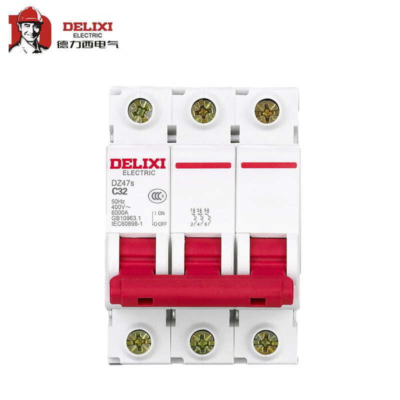 Delixi air switch small circuit breaker DZ47s C type 3P 32A 400V DZ47SN3C32 other other 32A 3p other other 7