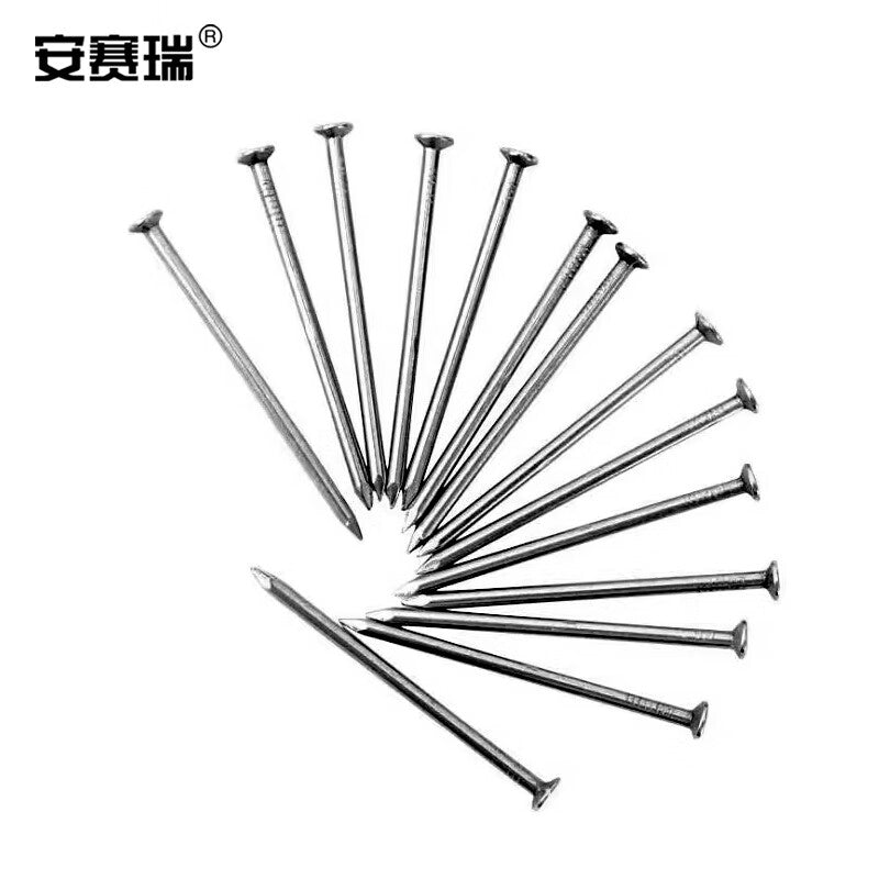 Anselite Iron Nails, Round Nails, Woodworking Board Nails, Wall Nails, 1kg, 2 inches (50mm), 4C00007