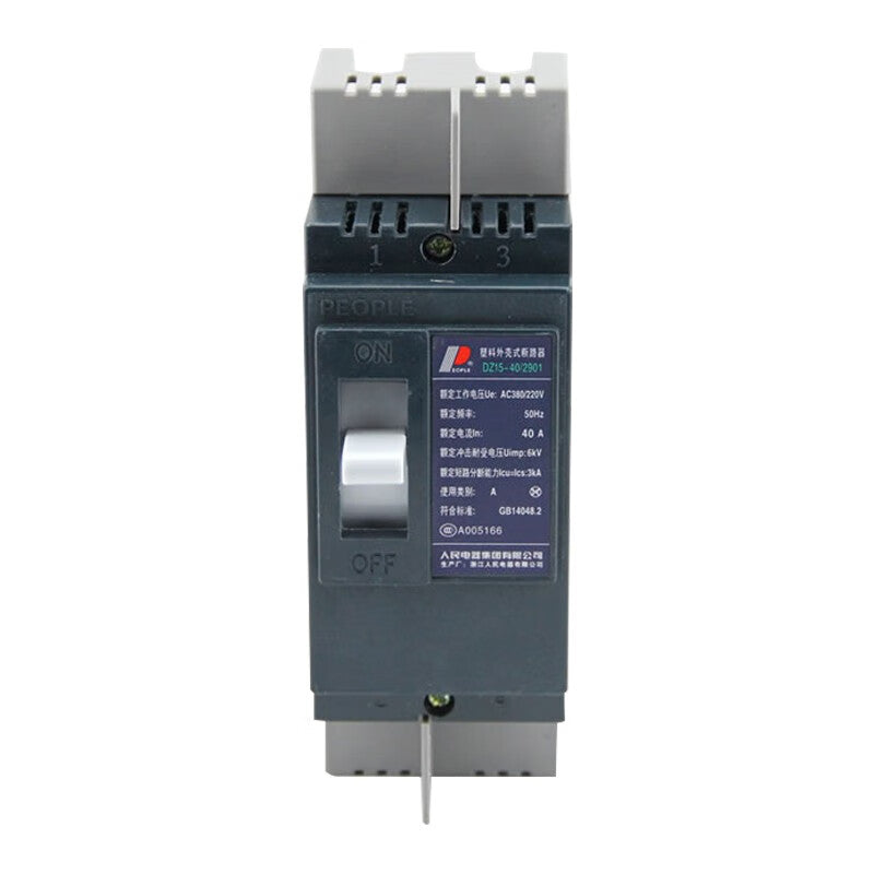 PEOPLE DZ15-40/290 2P 16A Plastic Case Circuit Breaker