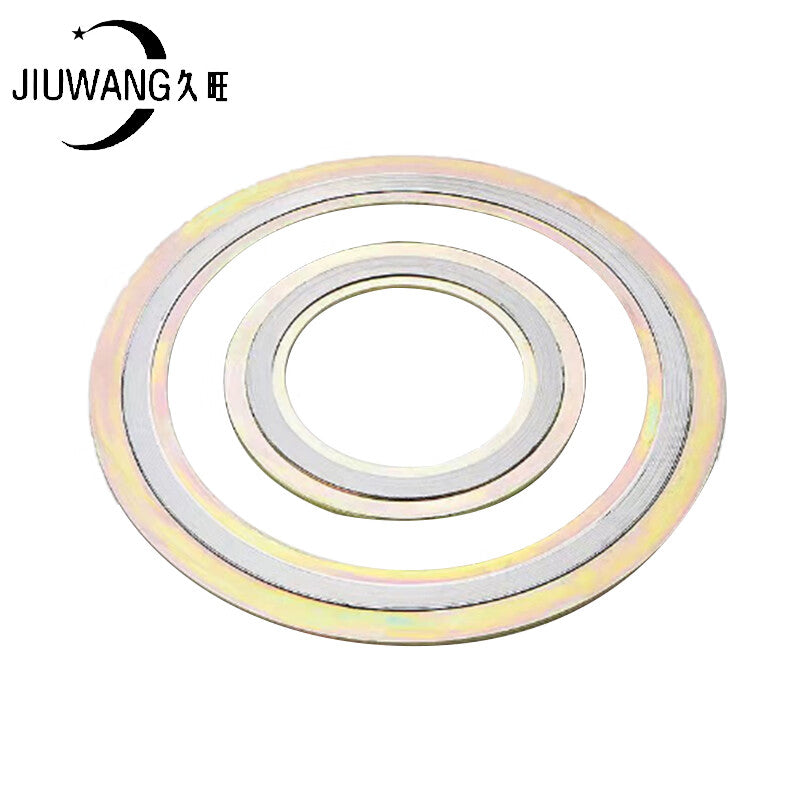 JWMF High Temperature and High Pressure Valve Flange Sealing Gasket, Inner and Outer Ring Graphite Metal Spiral Wound Gasket D1221 DN200 PN16