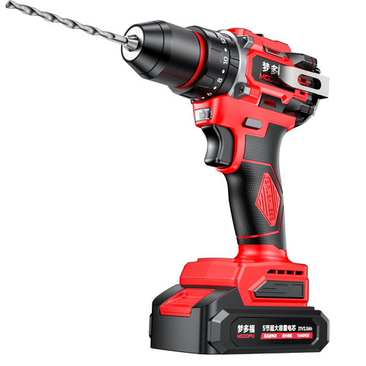 Mengduofu brushless hand drill lithium battery pistol drill electric tool box