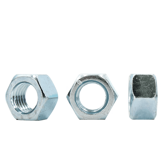 Bingyu Grade 8 High-Strength Galvanized Hex Nuts GB6170 External Hex Nuts M10 (100 pieces/pack) BY-378