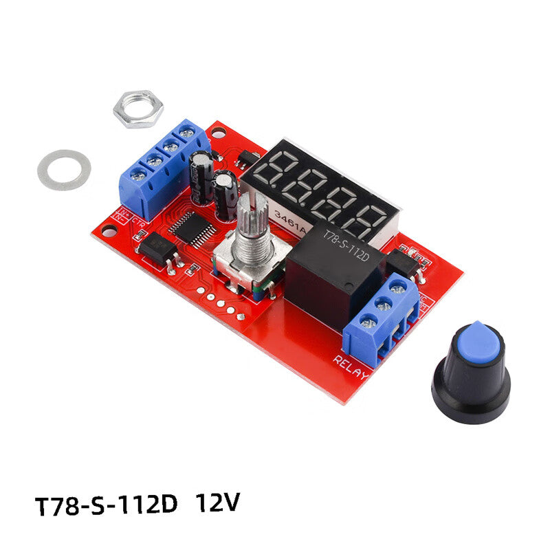 Ouhuayuan DC5V/12V/24V Multifunctional Delay Time Relay, Trigger Timer Control, Water Pump Control, 12V Delay Time Relay