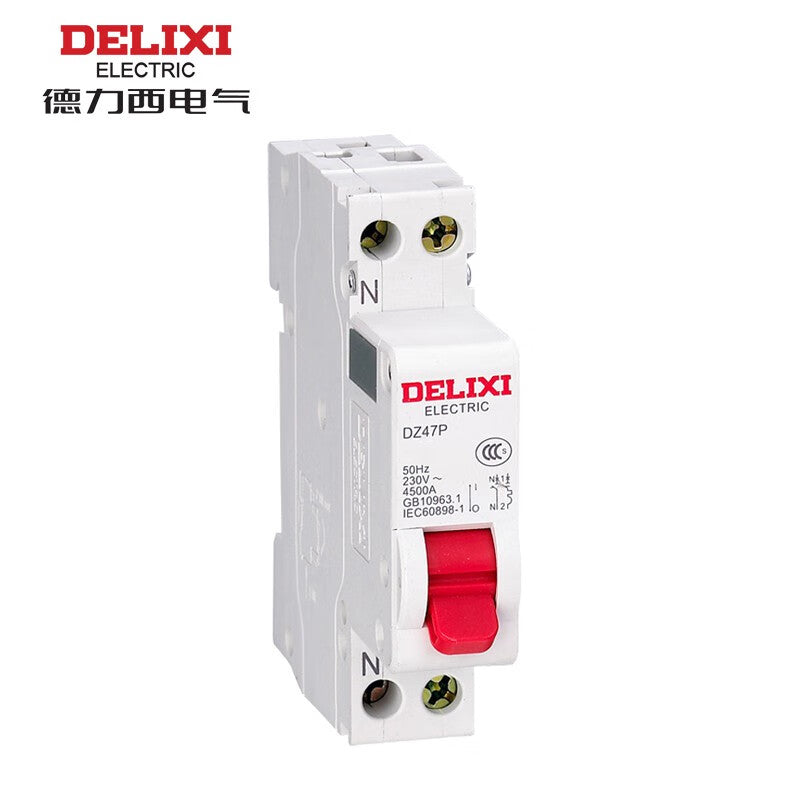 Delixi DZ47P 1P+NC 20A 4.5KA 230VAC DZ47PC20 miniature circuit breaker