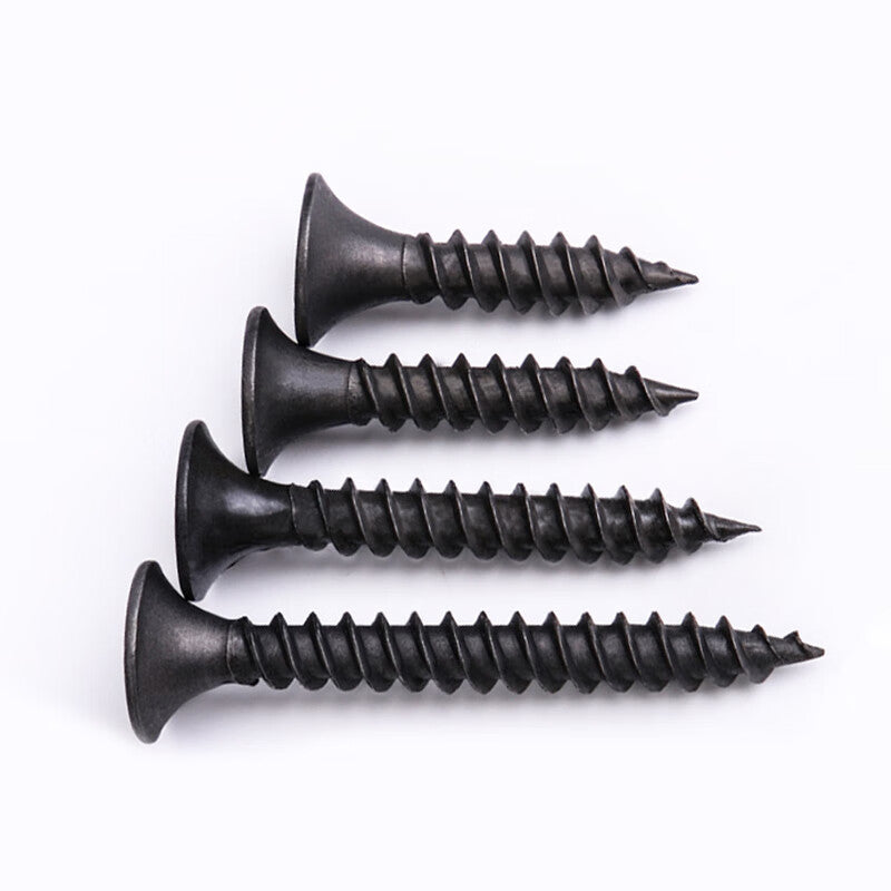 Deqi High-Strength Drywall Screws, Keel Self-Tapping Screws, Phosphated Flathead Phillips Screws M3.5*20 (1 jin pack)
