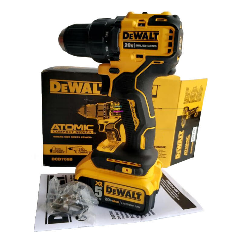DEWALT 20V Compact Cordless Drill Driver DCD708M2-A9