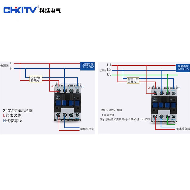 Ke Relay Electric CJX2-3201-AC36V AC Contactor and Breaker