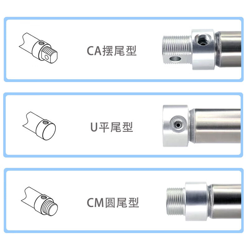 AirTAC stainless steel mini cylinder, double acting, with magnet; MA16X50SCA