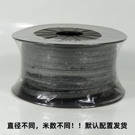 Starrucker graphite packing metal wire reinforced wear-resistant and high-temperature resistant nickel wire valve packing rope (6mm*6mm/coil)