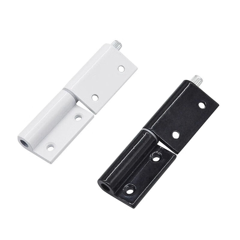 Thousand-speed wheel screen window hinges, old-style PVC casement screen window hinges, aluminum alloy screen window hinges [white] 4-pack